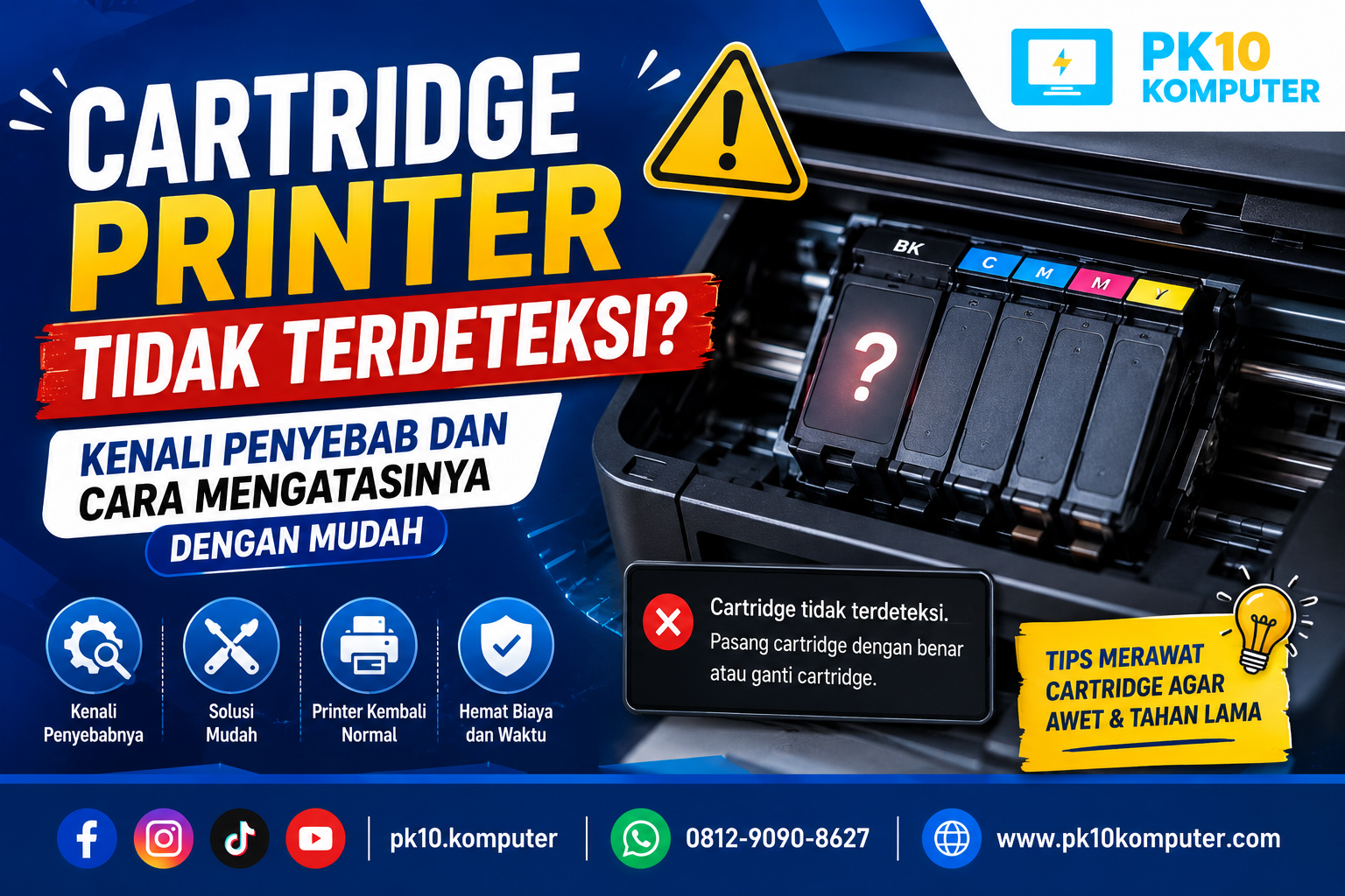 catridge printer tidak terdeteksi