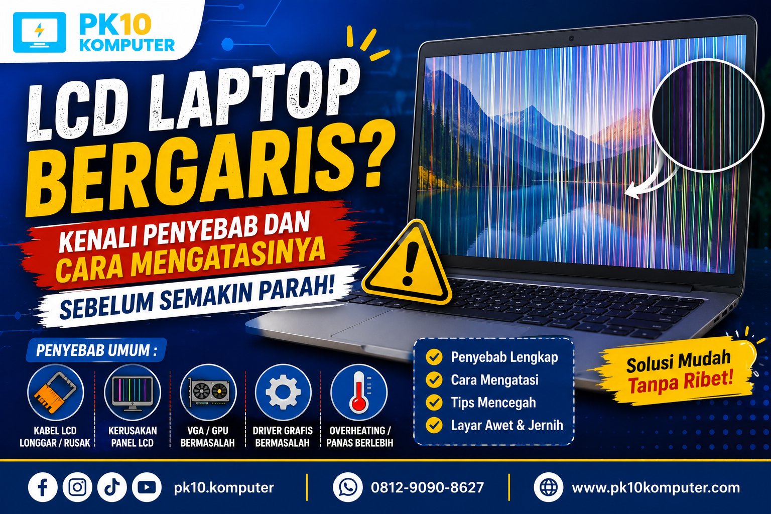 LCD Laptop Bergaris?