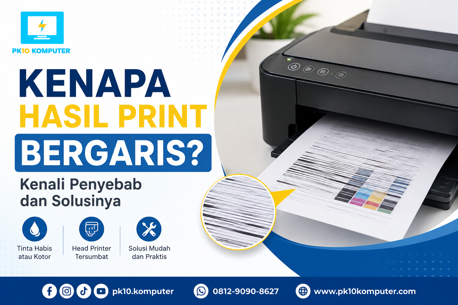 Kenapa Hasil Print Bergaris Kenali Penyebab dan Solusinya