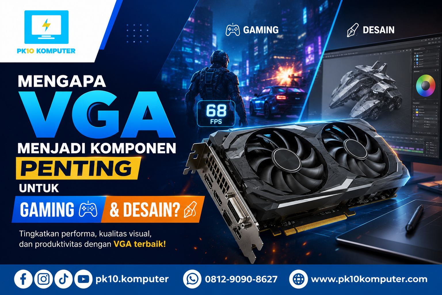 Mengapa VGA Menjadi Komponen Penting untuk Gaming dan Desain
