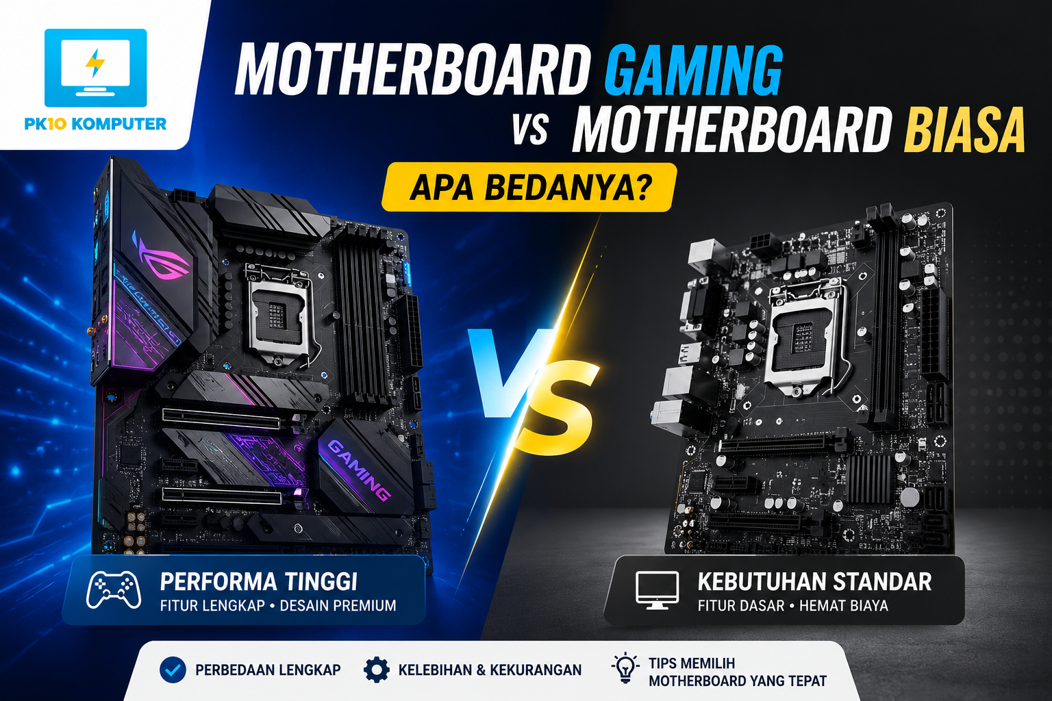 Motherboard Gaming vs Motherboard Biasa Apa Bedanya