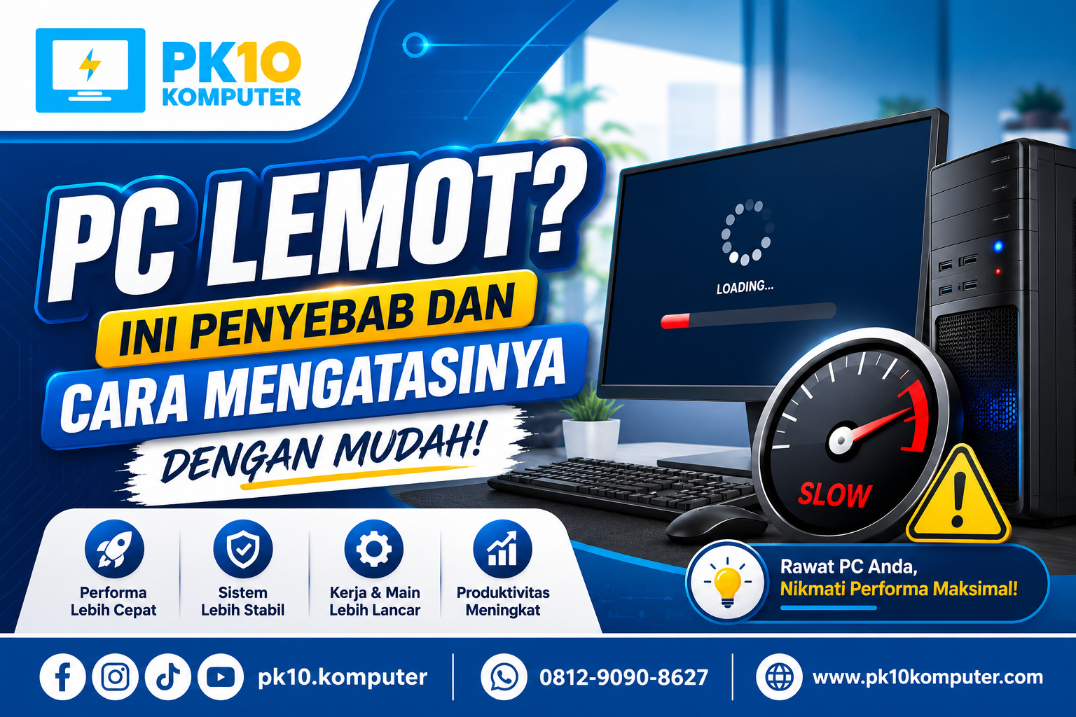 PC Lemot Ini Penyebab dan Cara Mengatasinya dengan Mudah