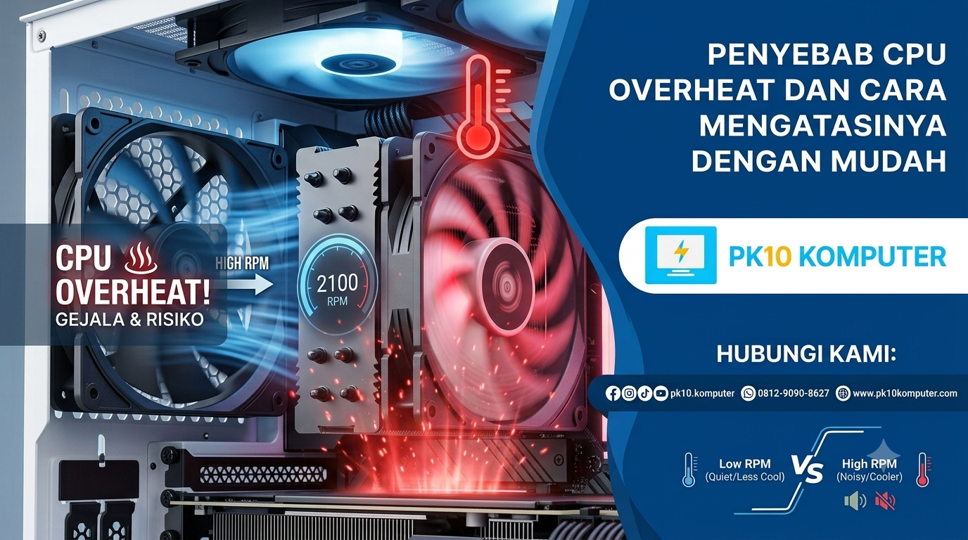 Penyebab CPU Overheat dan Cara Mengatasinya dengan Mudah