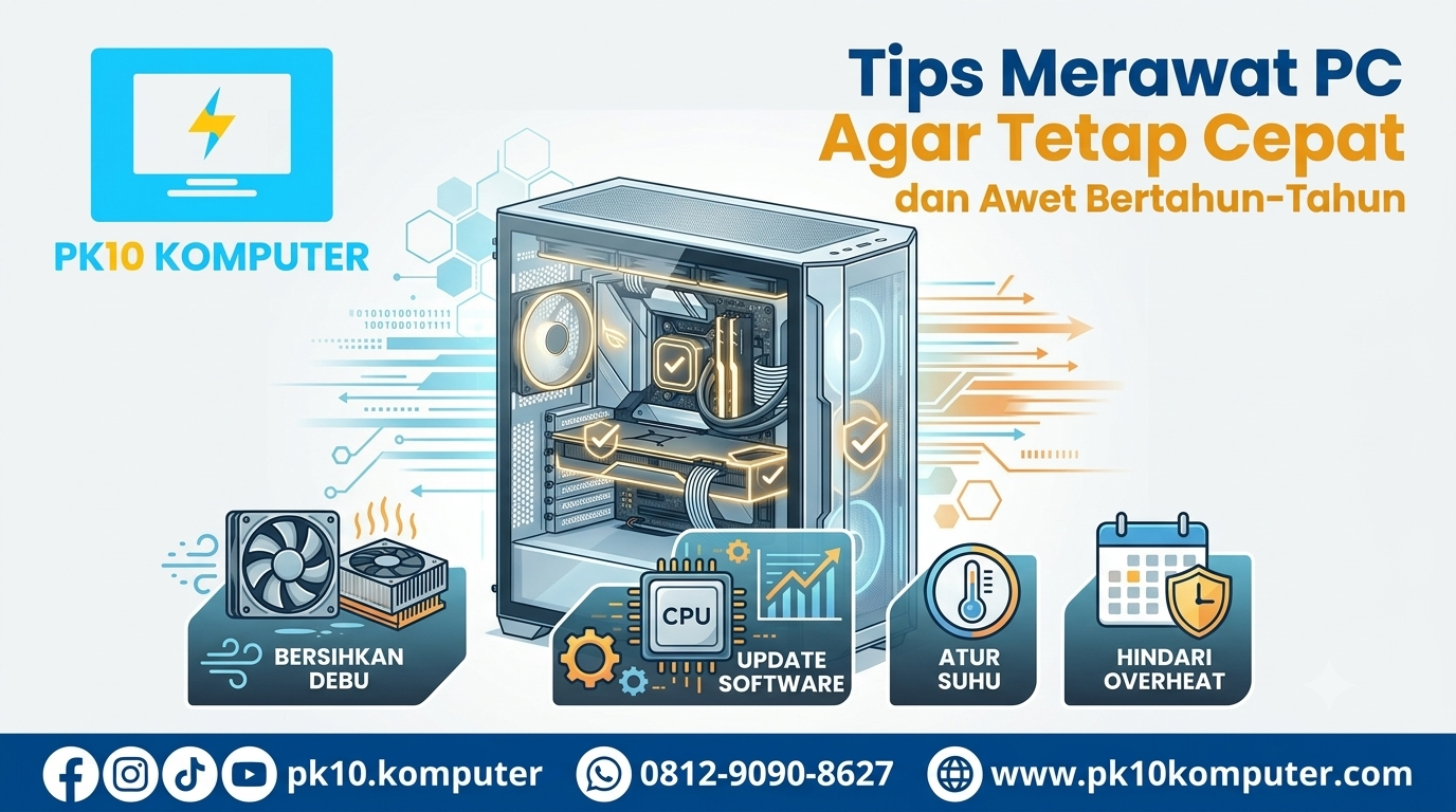 Tips Merawat PC Agar Tetap Cepat dan Awet Bertahun-Tahun