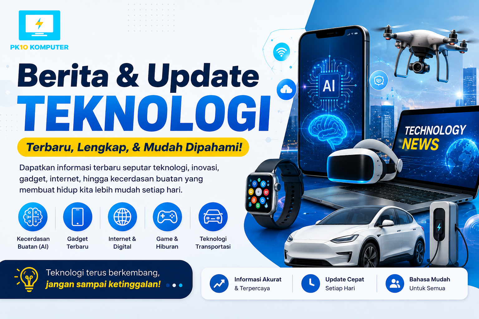 Berita dan Update Teknologi: Pengertian, Jenis, dan Perkembangannya