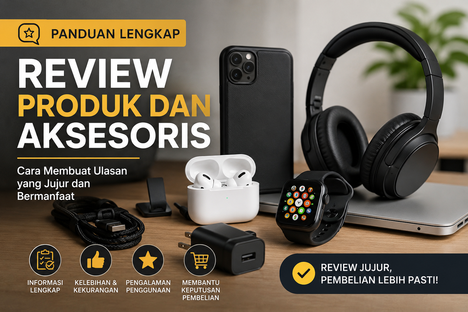 Desain modern dan elegan.