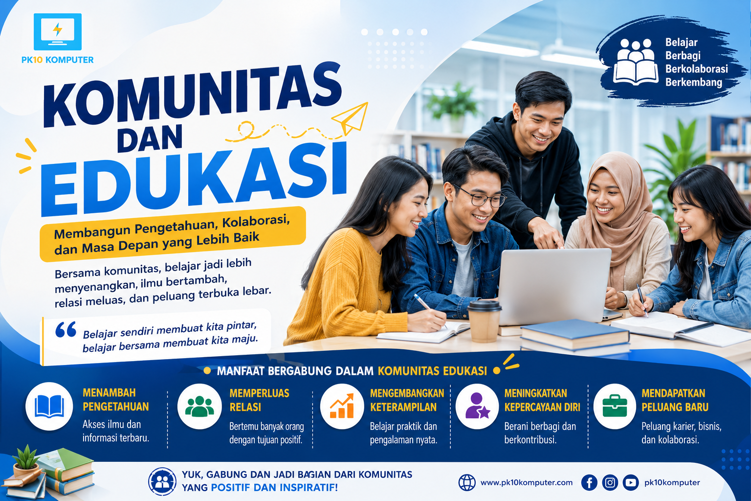 komunitas dan edukasi