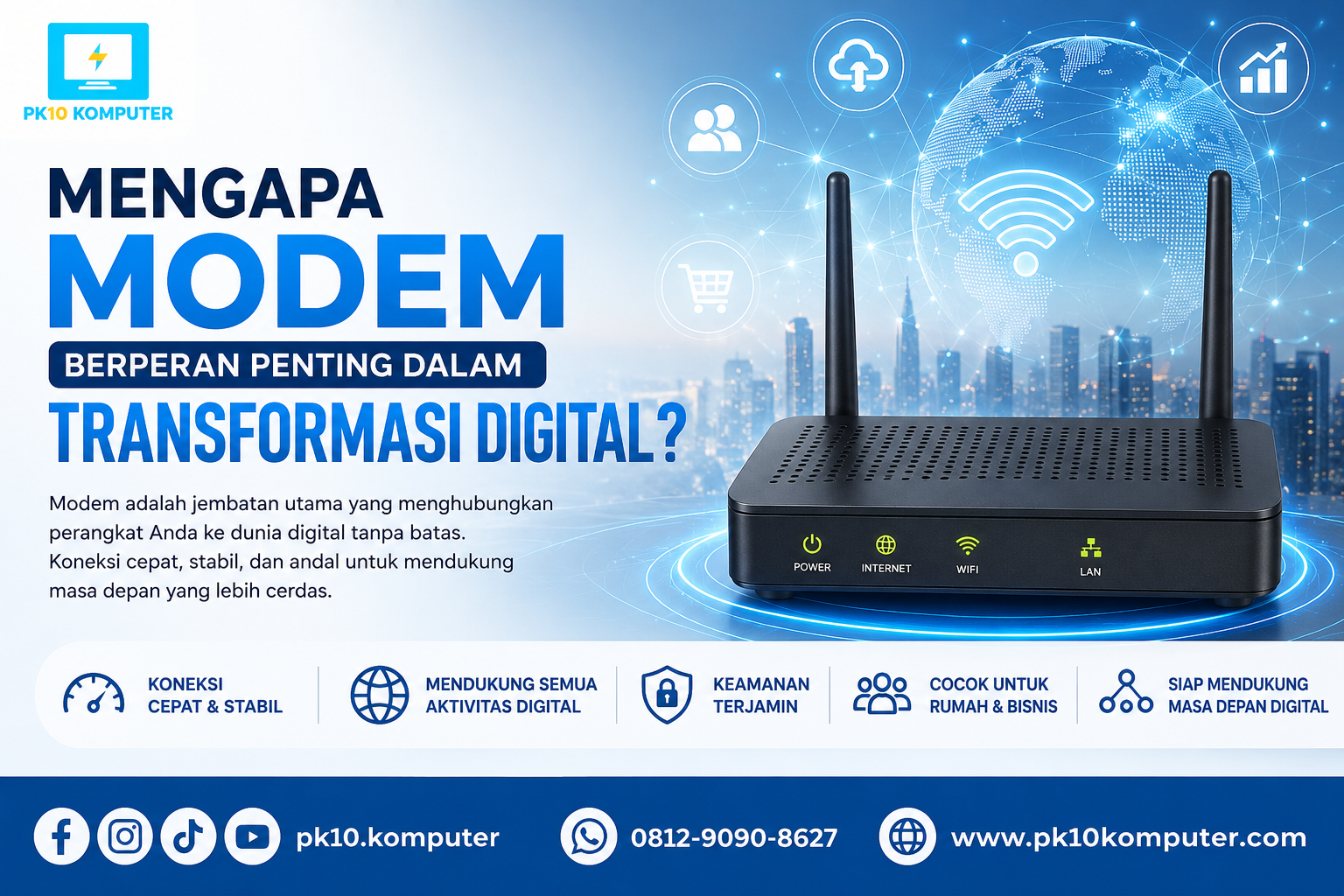 Mengapa Modem Berperan Penting dalam Transformasi Digital