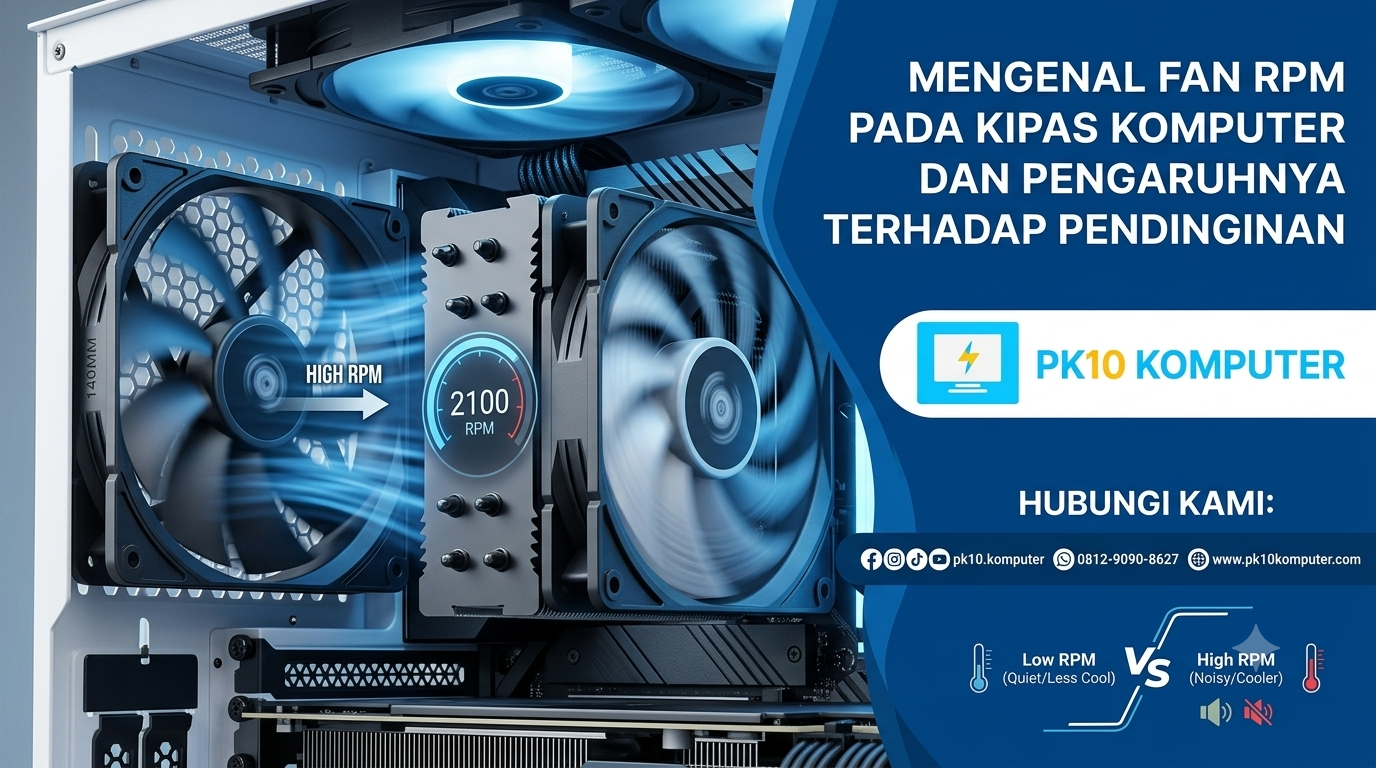 Mengenal Fan RPM pada Kipas Komputer dan Pengaruhnya terhadap Pendinginan