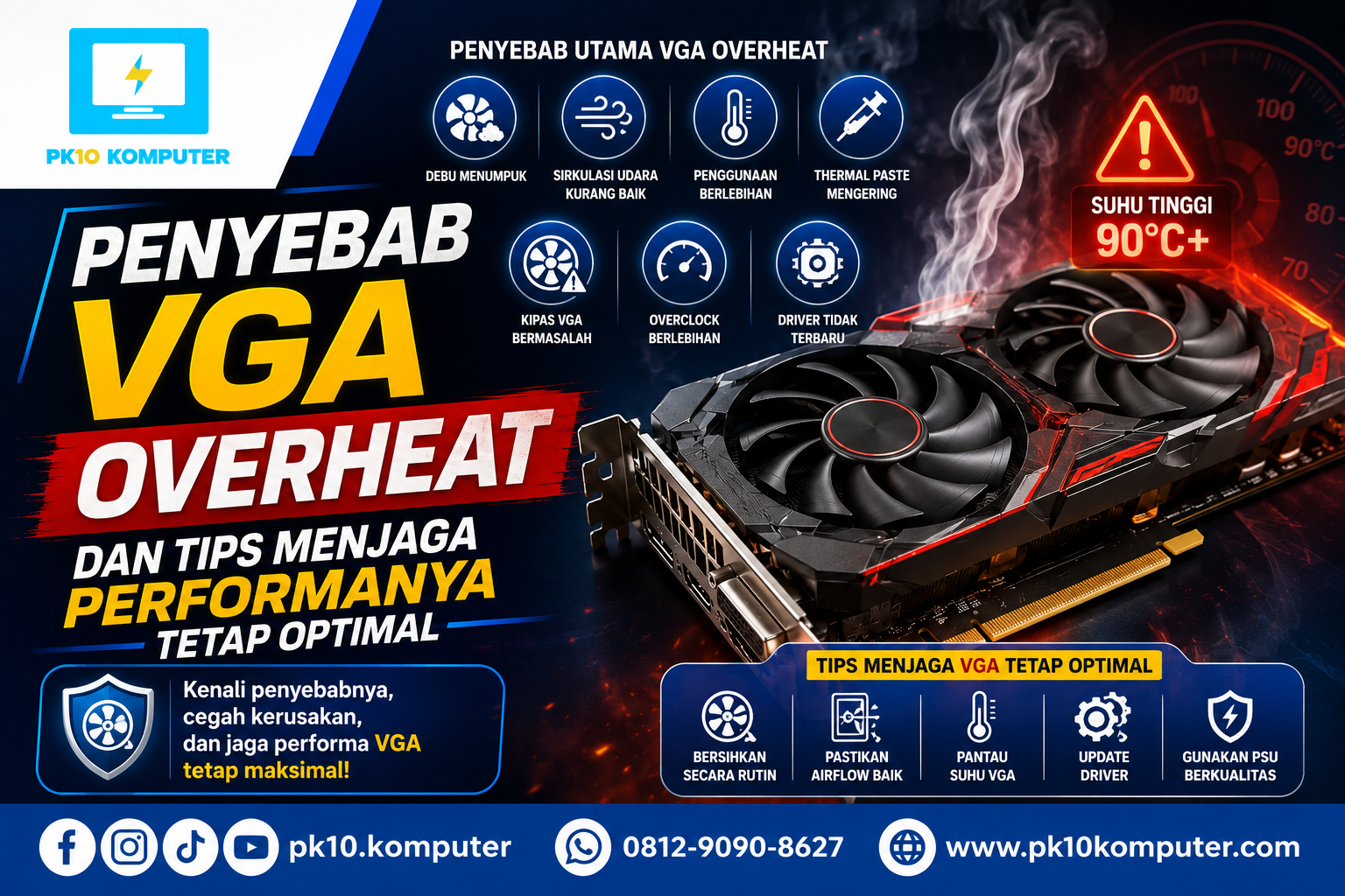 Penyebab VGA Overheat dan Tips Menjaga Performanya Tetap Optimal