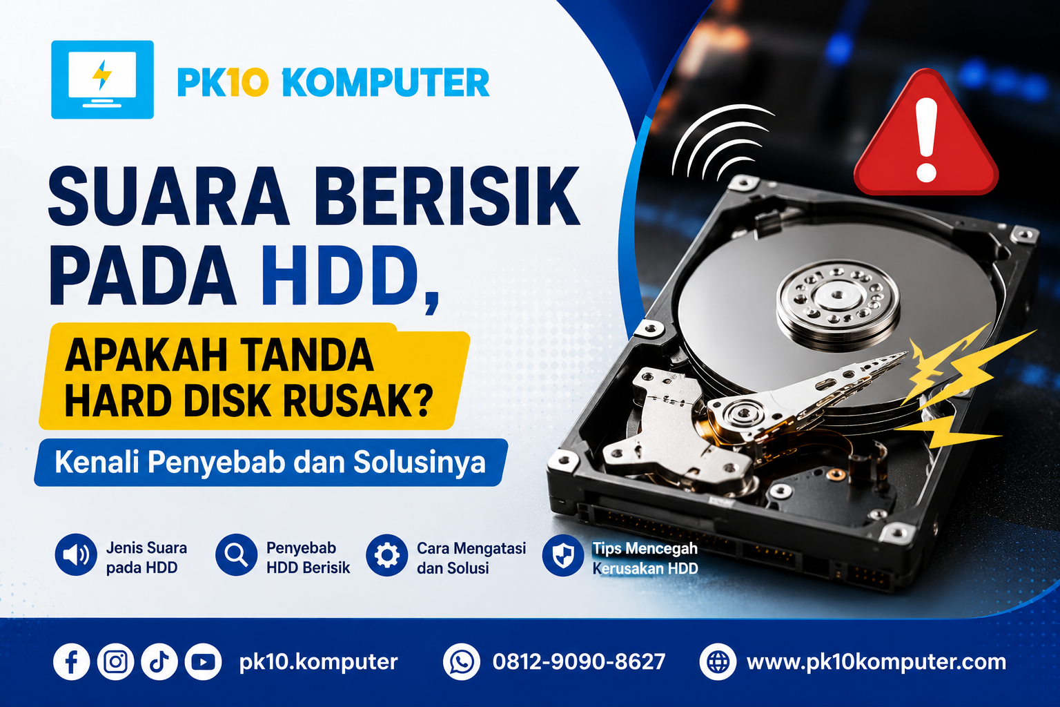 Suara Berisik pada HDD, Apakah Tanda Hard Disk Rusak Kenali Penyebab dan Solusinya