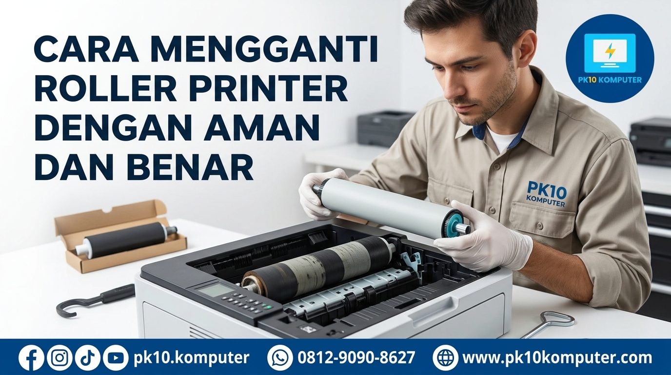 Cara Mengganti Roller Printer dengan Aman dan Benar