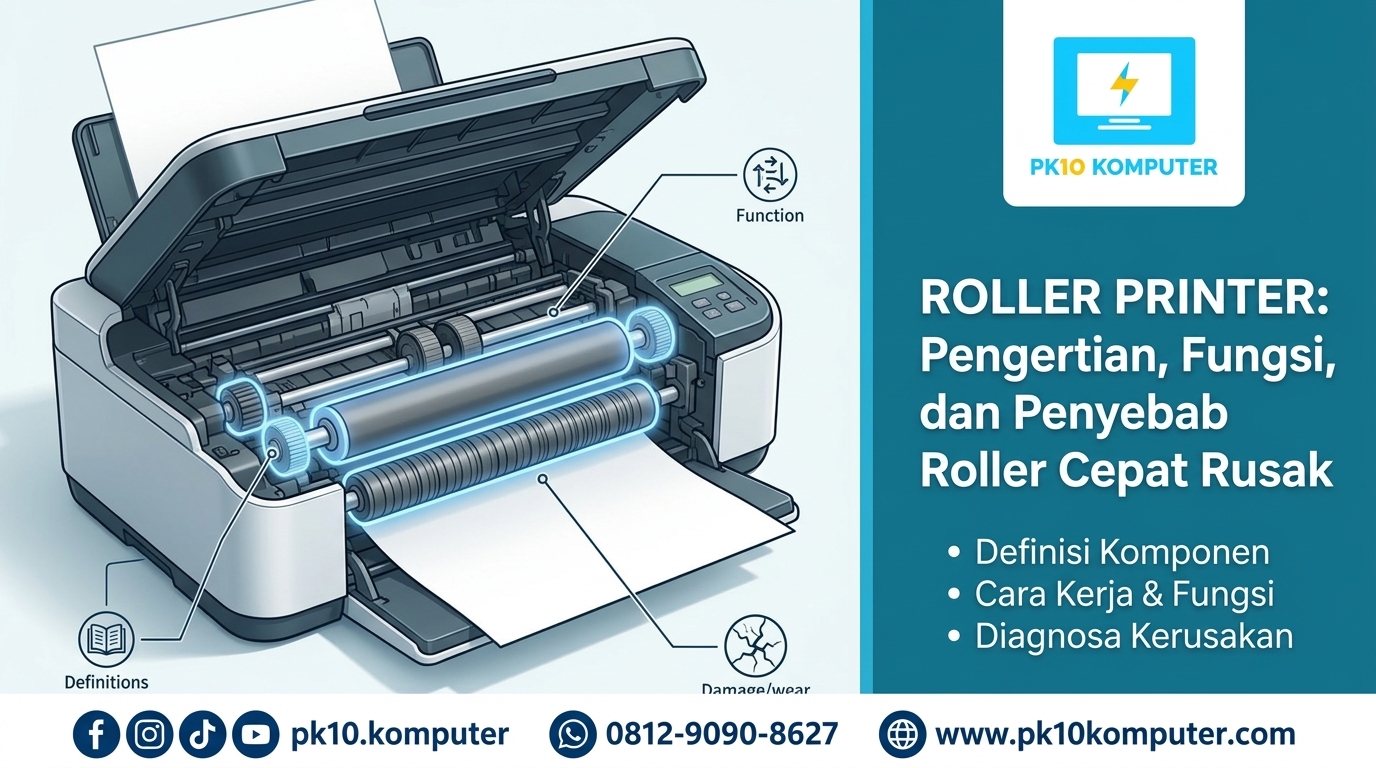 Roller Printer Pengertian, Fungsi, dan Penyebab Roller Cepat Rusak