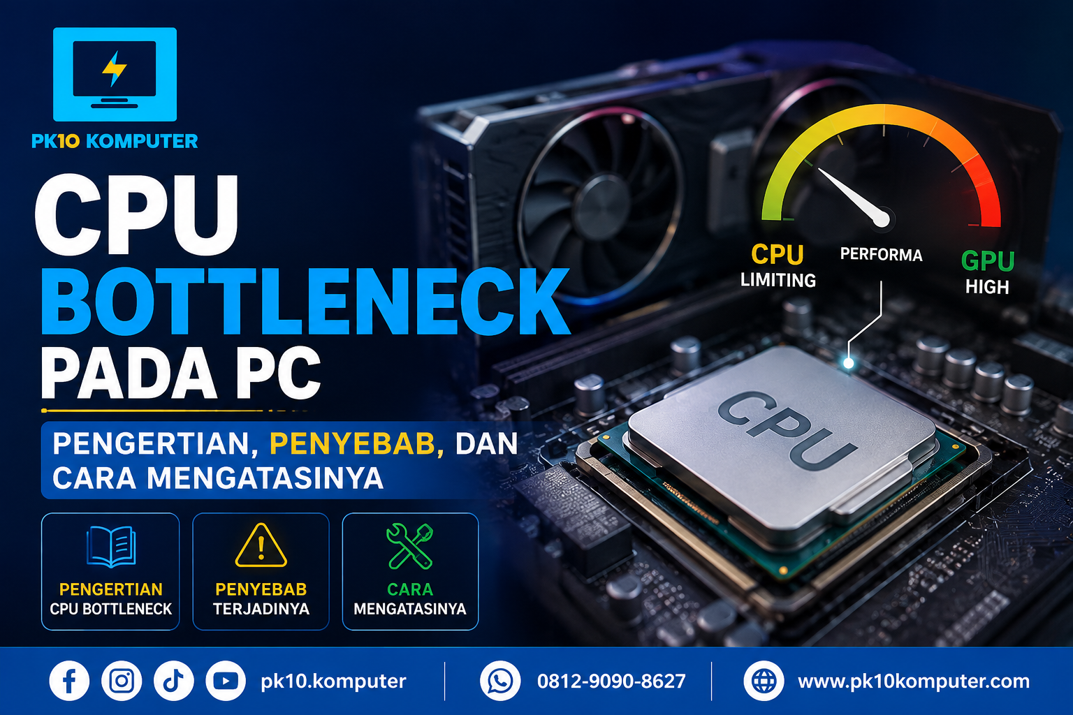 CPU Bottleneck pada PC Pengertian, Penyebab, dan Cara Mengatasinya