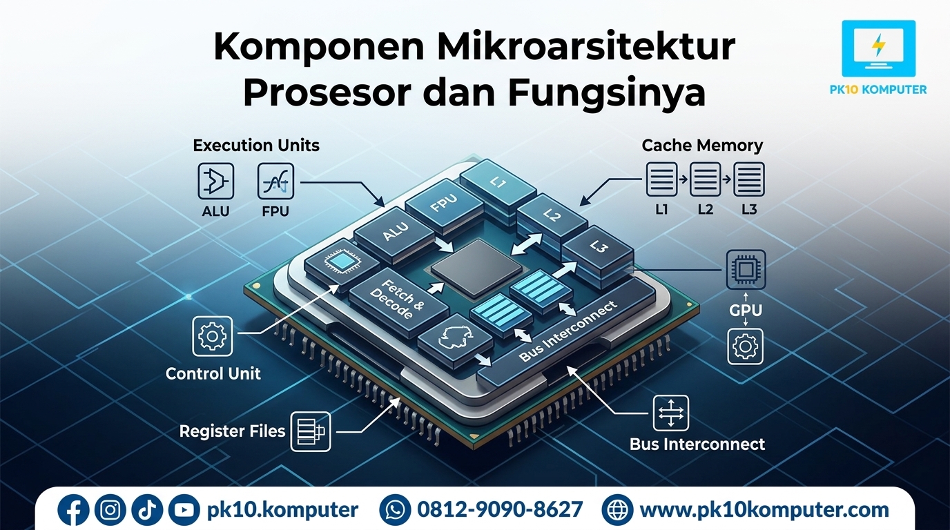 Komponen Mikroarsitektur Prosesor dan Fungsinya