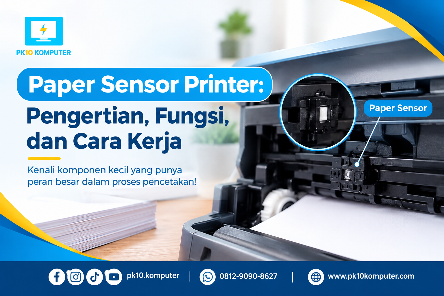 Paper Sensor Printer Pengertian, Fungsi, dan Cara Kerja