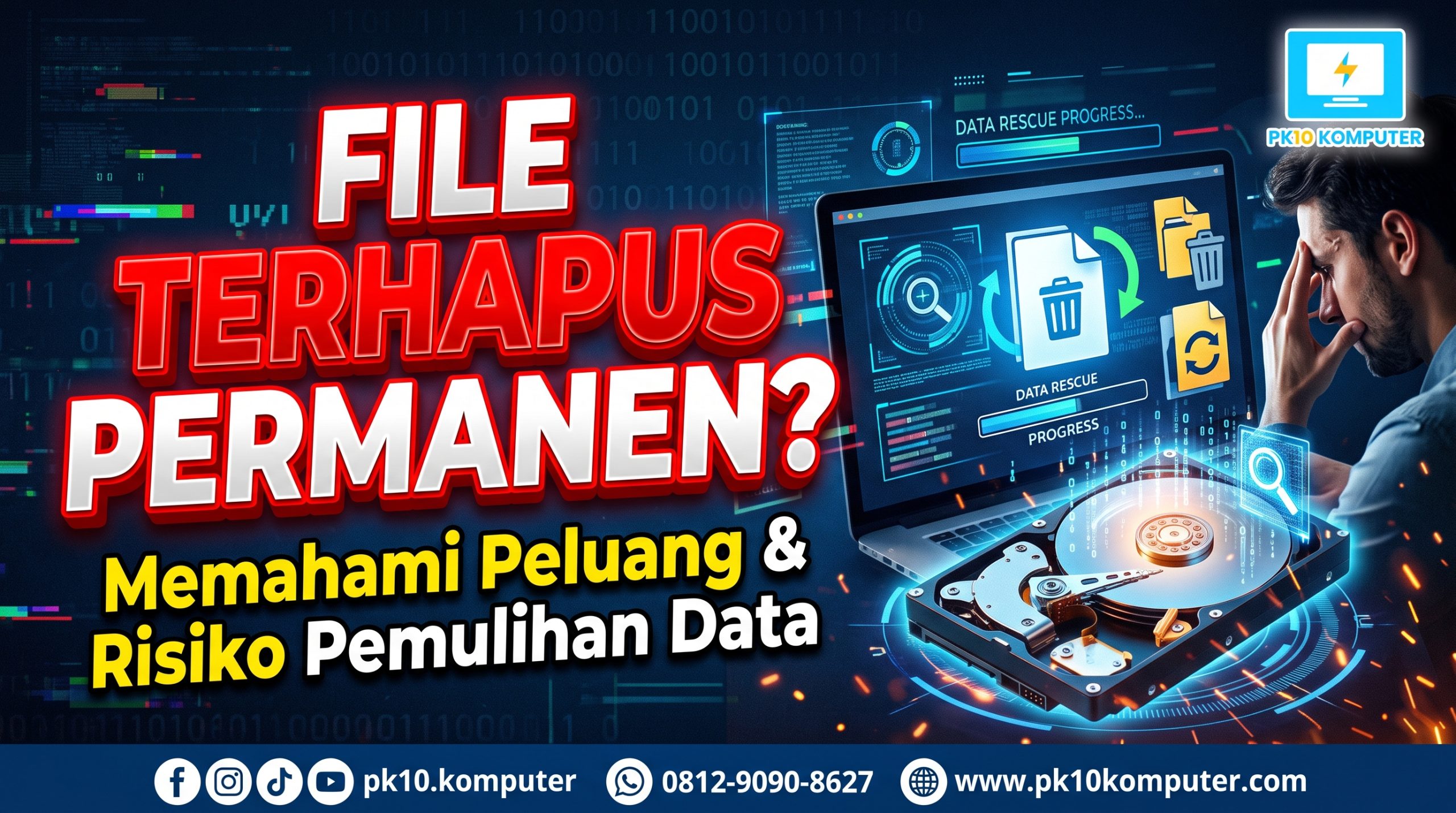 File Terhapus Permanen Memahami Peluang dan Risiko Pemulihan Data