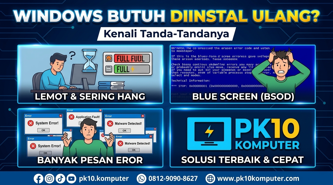 Kapan Windows Perlu Diinstal Ulang Kenali Tanda-Tandanya