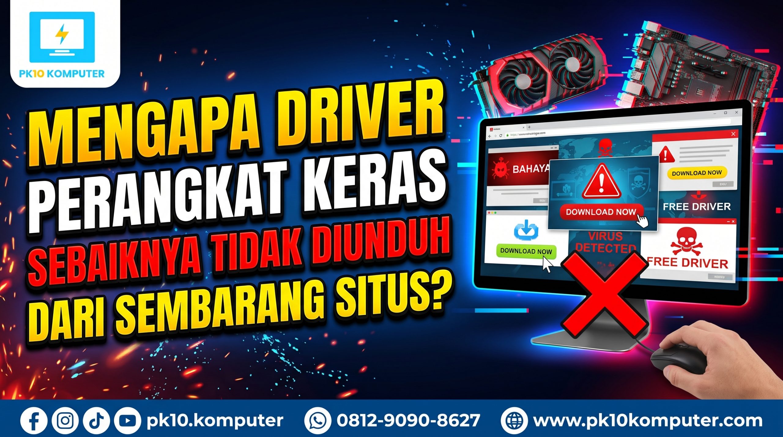 Mengapa Driver Perangkat Keras Sebaiknya Tidak Diunduh dari Sembarang Situs