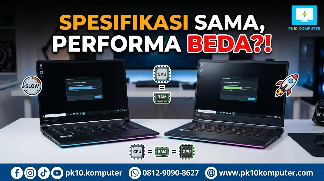 Mengapa Dua Laptop dengan Spesifikasi Sama Bisa Memiliki Performa Berbeda