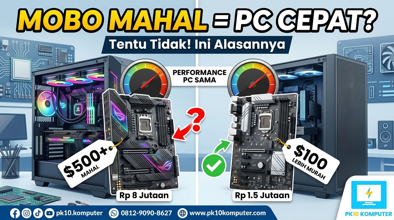 Motherboard Mahal Belum Tentu Membuat PC Lebih Cepat Ini Alasannya
